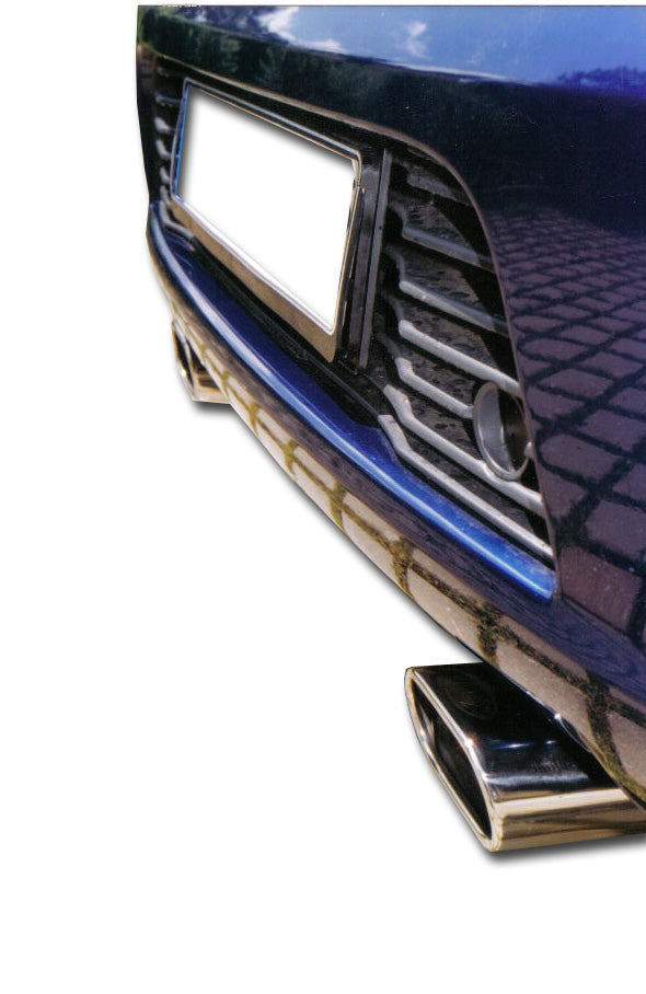 Fox passend für Toyota MR2 Typ W3 Endschalldämpfer quer Ausgang rechts/links - 135x80 Typ 53 rechts/links