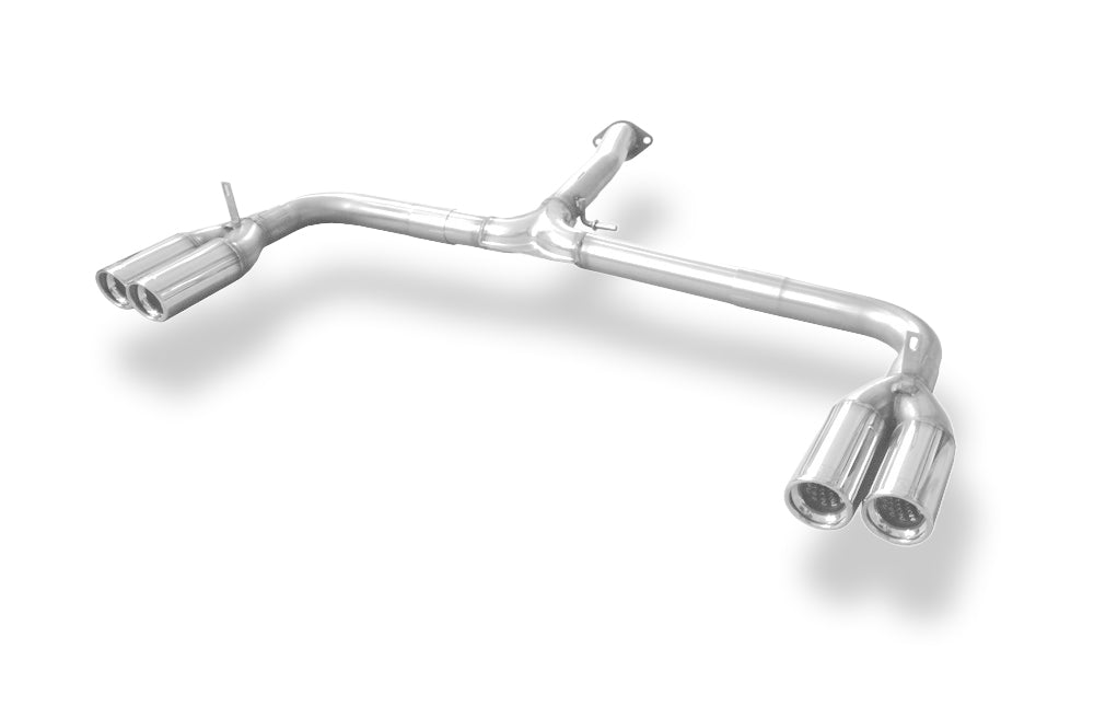 Fox passend fürToyota RAV 4 III Endrohrsystem rechts/links passend auf original Mittelschalldämpfer - 2x80 Typ 17 rechts/links
