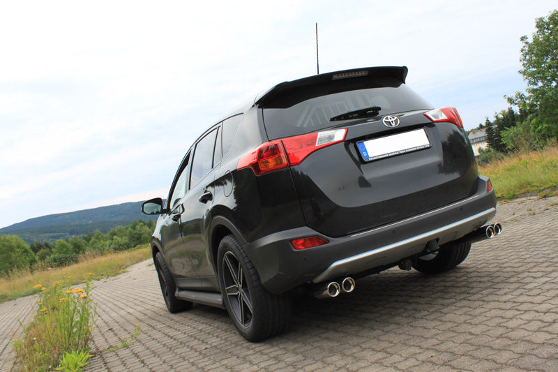 Fox passend fürToyota RAV 4 IV Endrohrsystem rechts/links passend auf FOX-Mittelschalldämpfer - 2x80 Typ 17 rechts/links