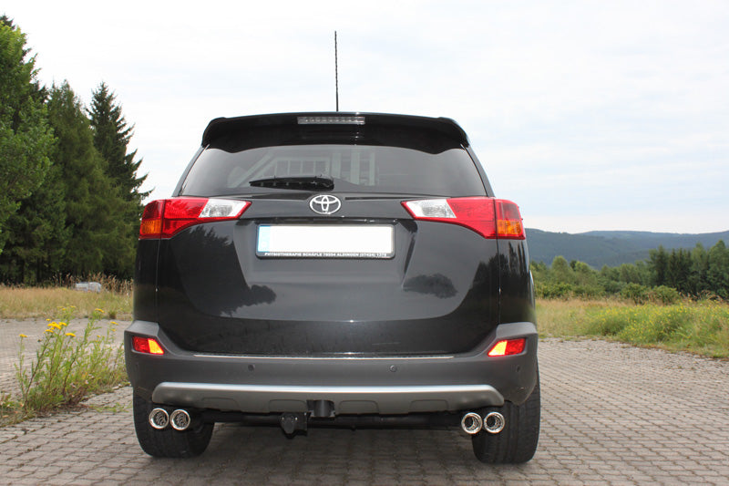 Fox passend fürToyota RAV 4 IV Endrohrsystem rechts/links passend auf original Mittelschalldämpfer - 2x80 Typ 17 rechts/links