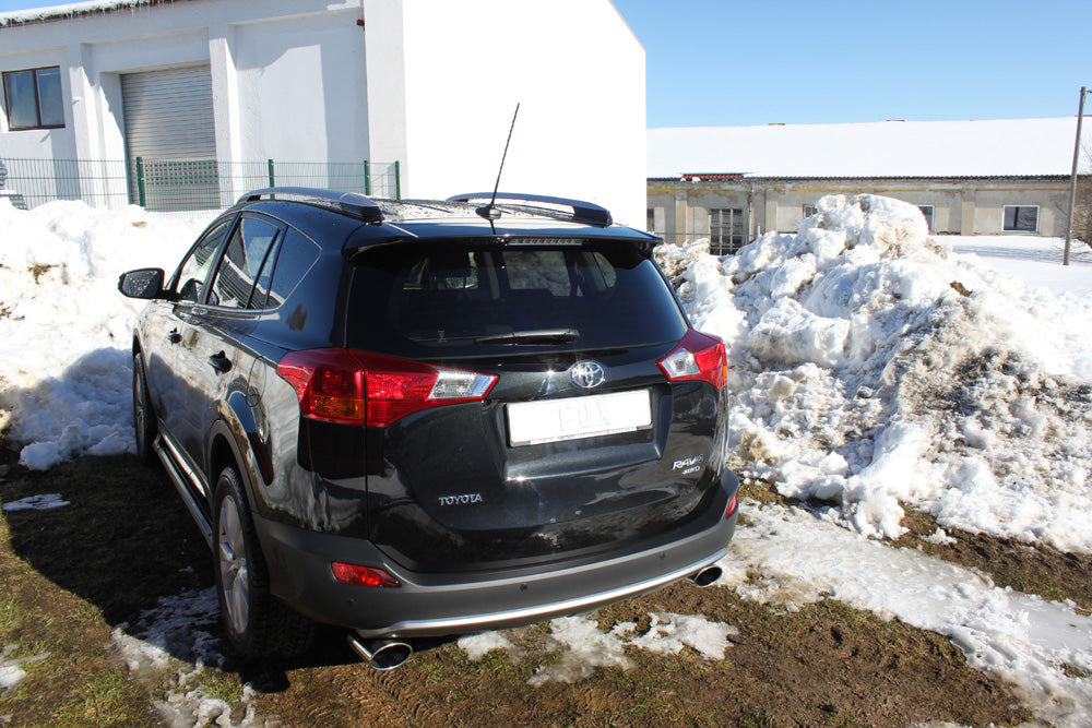 Fox passend fürToyota RAV 4 IV Endrohrsystem rechts/links passend auf original Mittelschalldämpfer - 140x90 Typ 44 rechts/links