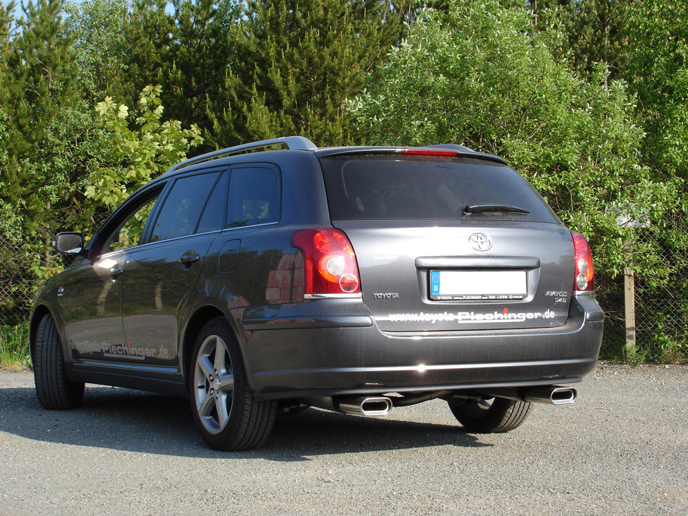 Fox passend fürToyota Avensis T25 Diesel - Combi Endschalldämpfer rechts/links - 160x80 Typ 53 rechts/links