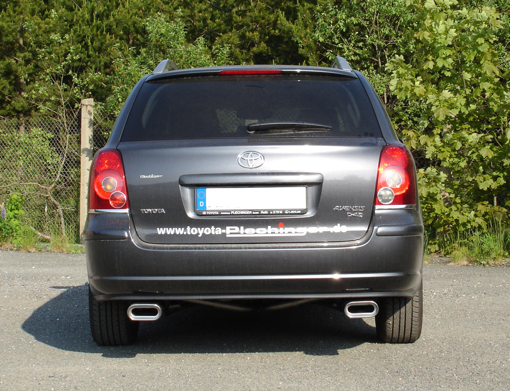 Fox passend fürToyota Avensis T25 Diesel - Combi Endschalldämpfer rechts/links - 160x80 Typ 53 rechts/links