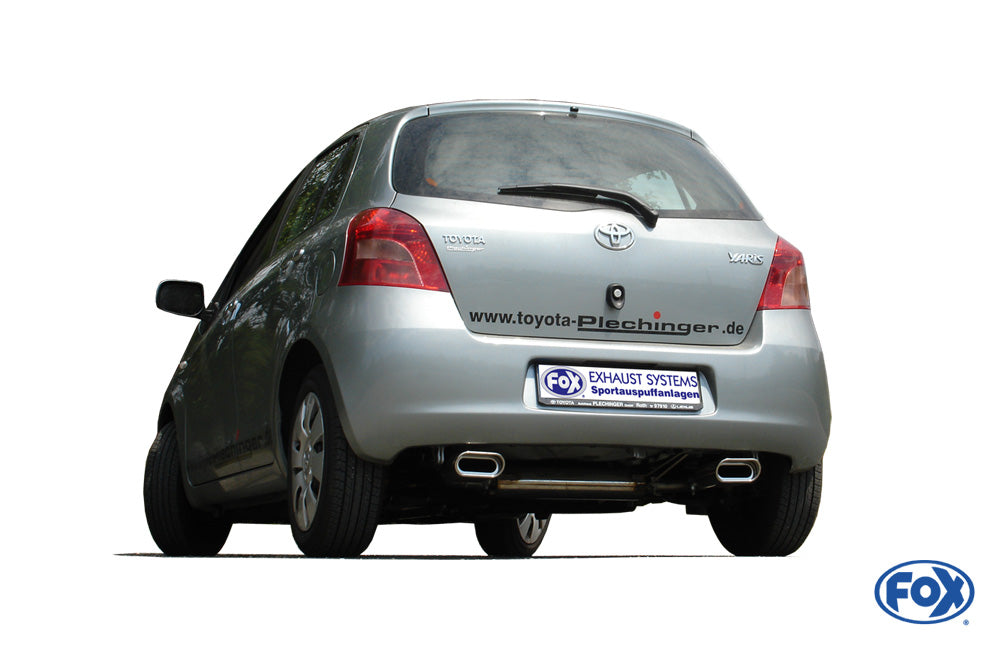 Fox passend fürToyota Yaris XP9F Endschalldämpfer quer Ausgang rechts/links - 150x70 Typ 53 rechts/links