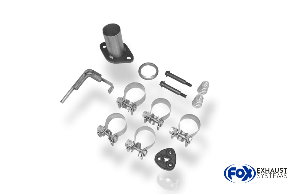 Fox passend fürToyota Yaris XP9F Endschalldämpfer quer Ausgang rechts/links - 1x90 Typ 17 rechts/links