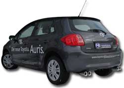 Fox passend fürToyota Auris Diesel Endschalldämpfer rechts/links - 2x90 Typ 13 rechts/links