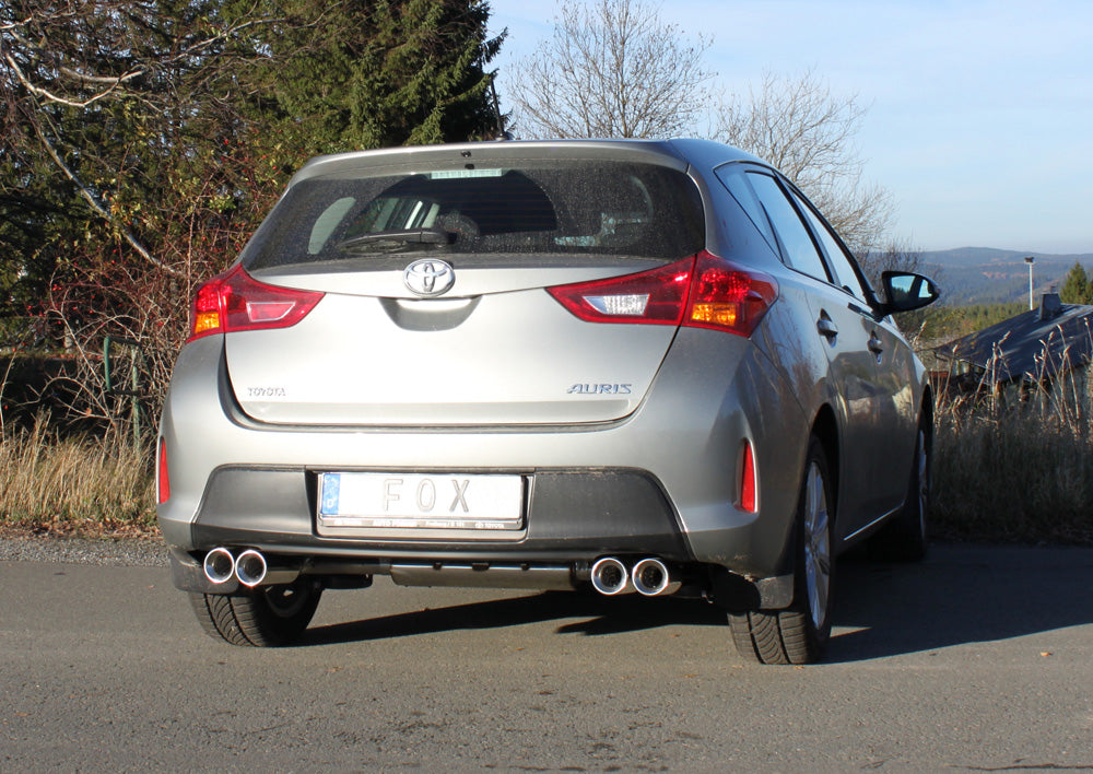 Fox passend fürToyota Auris Benzin - E18 Endschalldämpfer rechts/links - 2x90 Typ 13 rechts/links