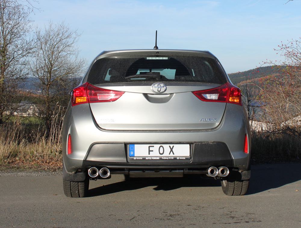 Fox passend fürToyota Auris Benzin - E18 Endschalldämpfer rechts/links - 2x90 Typ 13 rechts/links