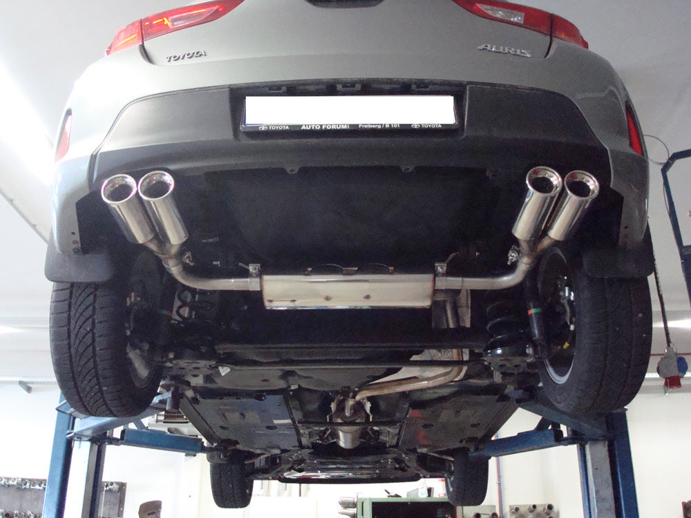 Fox passend fürToyota Auris Benzin - E18 Endschalldämpfer rechts/links - 2x90 Typ 13 rechts/links