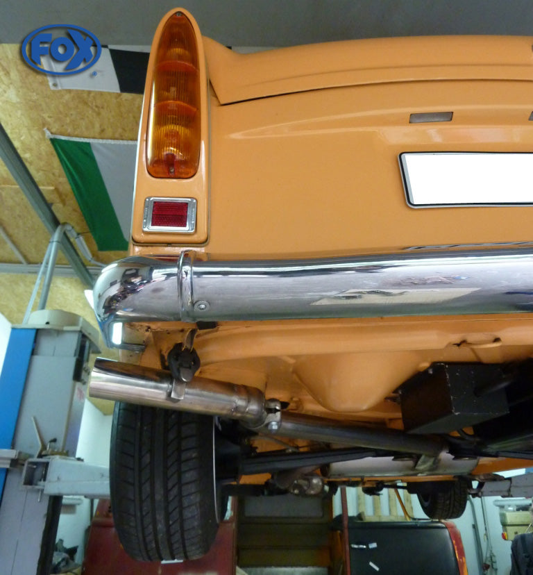 Fox passend fürTrabant 1.1 Limo & Kombi Endschalldämpfer - 1x55 Typ 10