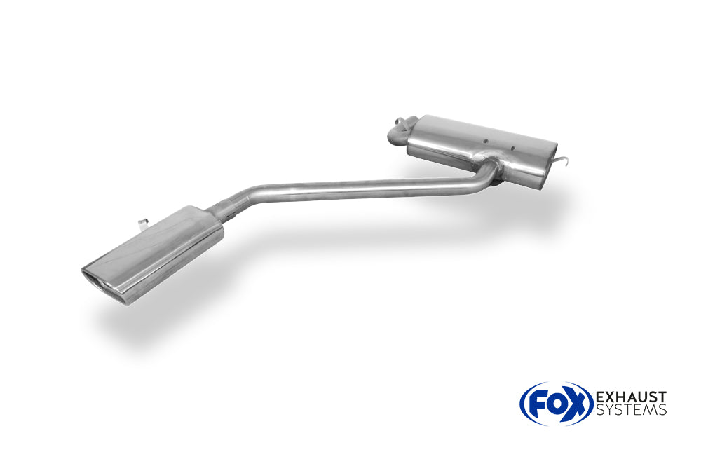 Fox passend für Trabant 1.1 Limo & Kombi Endschalldämpfer - 135x80 Typ 53