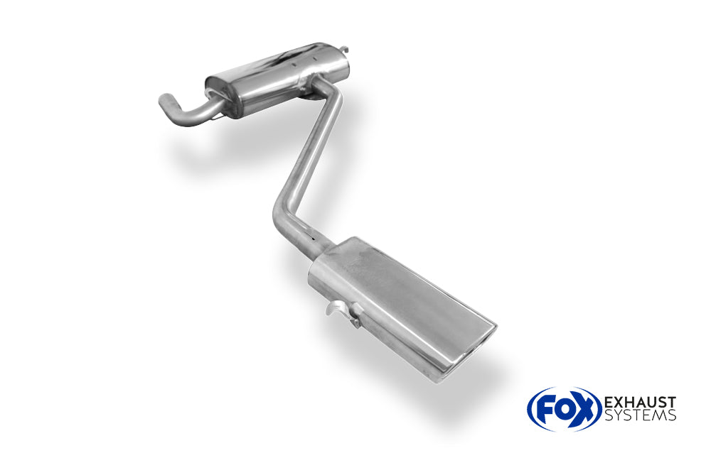Fox passend fürTrabant 1.1 Limo & Kombi Endschalldämpfer - 135x80 Typ 53