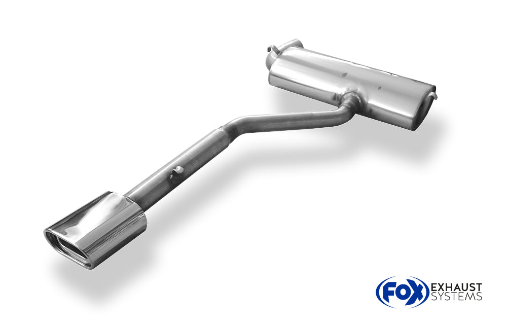 Fox passend fürTrabant 1.1 Limo & Kombi Endschalldämpfer Ø60mm - 135x80 Typ 53