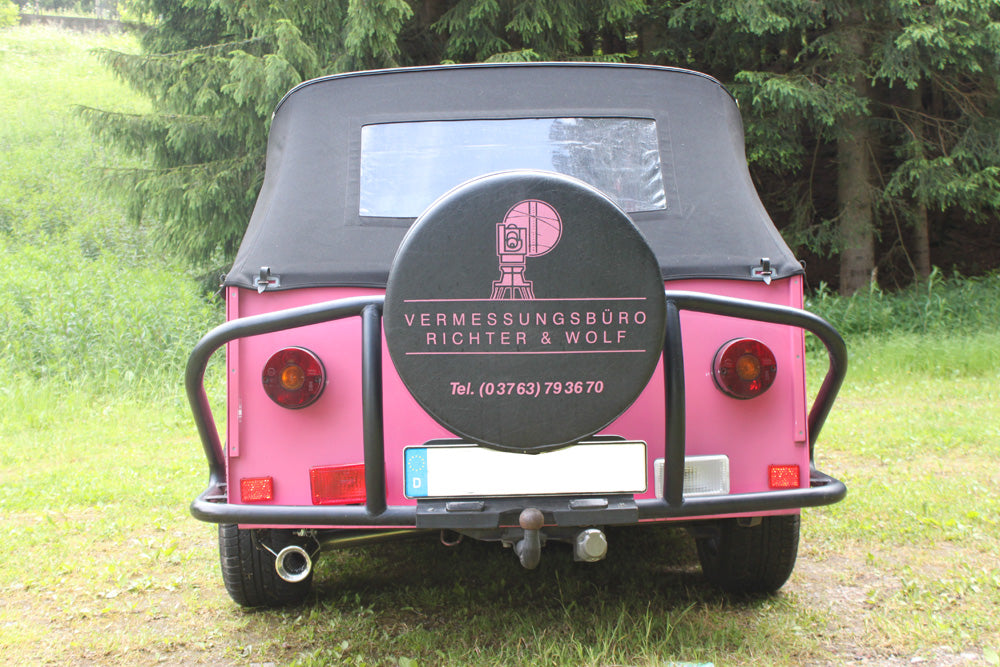 Fox passend fürTrabant 1.1 Kübelwagen Endschalldämpfer - 1x80 Typ 13