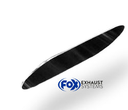 Fox passend fürVW Golf IV 3-türig Endschalldämpfer Side Pipe - 135x80 Typ 50 Ausgang auf Fahrerseite