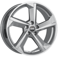 DBV Alufelge Torino III hyper silber, front poliert 8x19 ET35 5x112 Nabe 70.1 KBA 53670
