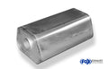 Fox Uni-Schalldämpfer Trapezoid ohne Stutzen - Abwicklung 711 245x175mm, d1Ø 101,6mm außen - Länge: 420mm