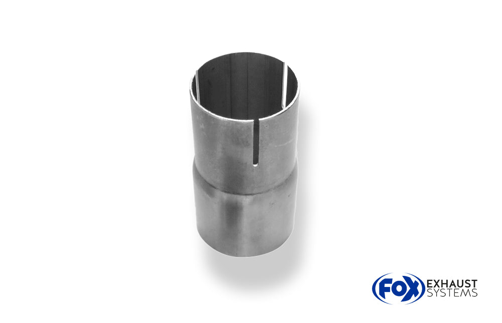 FoxEinzelmuffe 55mm auf 38mm - Länge: 120mm d1 = 55mm außen/ d2 innen geschlitzt = 38mm