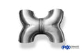Fox H-Verbinder Ø50mm 4x50mm innen  Durchlass innen 55mm  Länge: 160mm  Breite: ca. 210mm