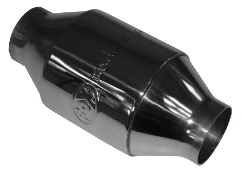 FoxUni-Metallkat - 100 Zellen - Material: 1.4812 Länge: 230mm/ Anschluss: 62mm  - poliert mit FOX Made in Germany Prägung (ohne Gutachten (laut StVo nicht zugelassen))