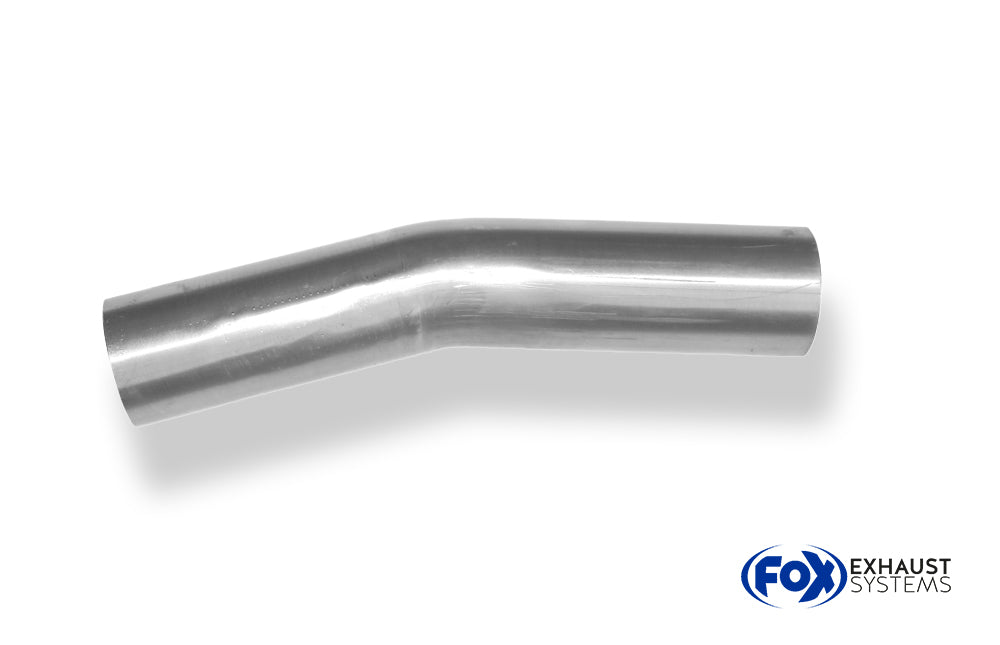 FoxUni-Rohrbogen 15° ungeweitet - d1Ø 50mm Schenkellänge L1: ca. 120mm - Radius: 66mm
