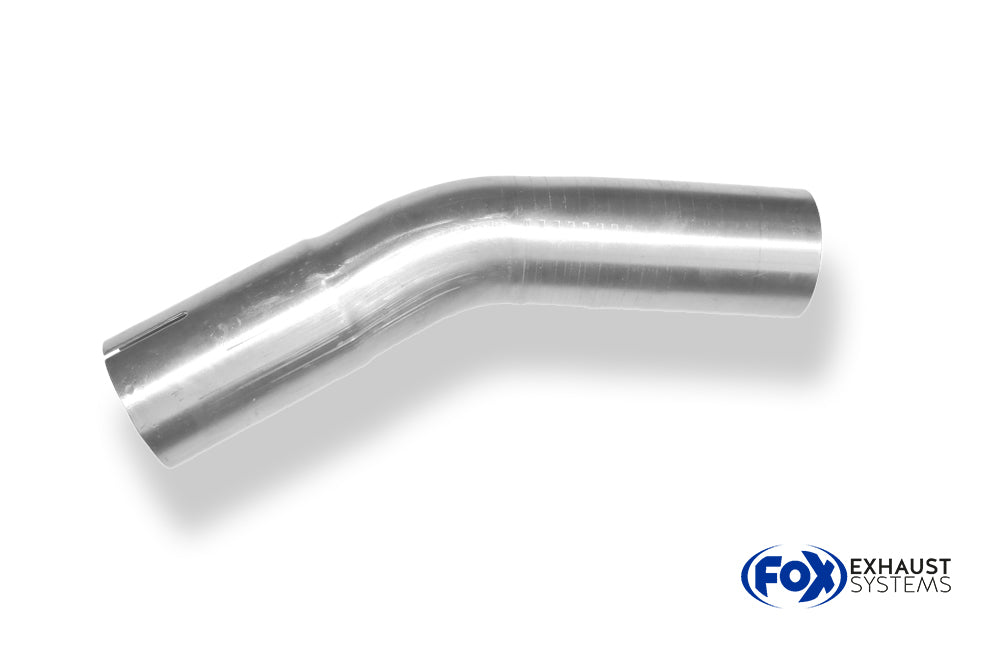 FoxUni-Rohrbogen 30° geweitet - d1Ø 50mm Schenkellänge L1: ca. 120mm - Radius: 66mm