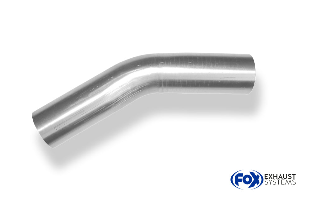 FoxUni-Rohrbogen 30° ungeweitet - d1Ø 50mm Schenkellänge L1: ca. 120mm - Radius: 66mm