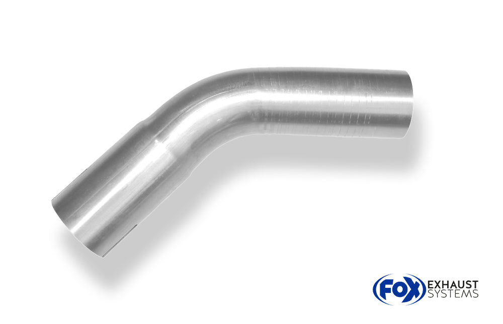 FoxUni-Rohrbogen 45° geweitet - d1Ø 50mm Schenkellänge L1: ca. 110mm - Radius: 66mm