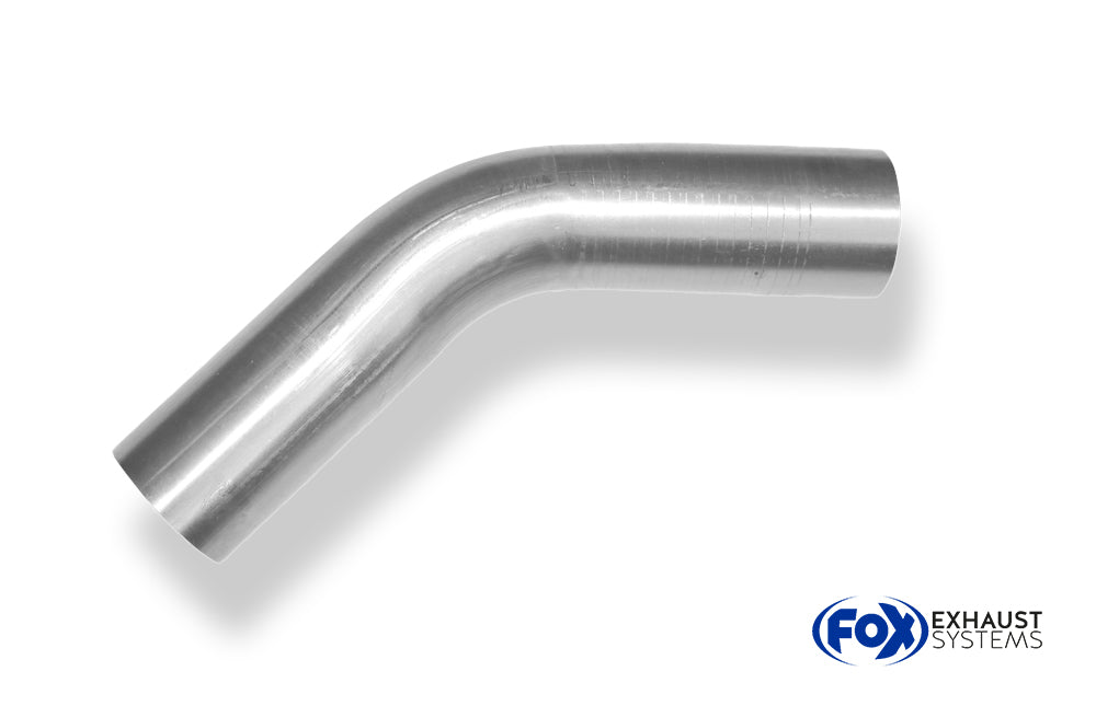 FoxUni-Rohrbogen 45° ungeweitet - d1Ø 50mm Schenkellänge L1: ca. 110mm - Radius: 66mm