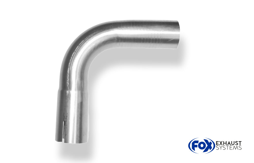 FoxUni-Rohrbogen 90° geweitet - d1Ø 50mm Schenkellänge L1: ca. 85mm - Radius: 66mm
