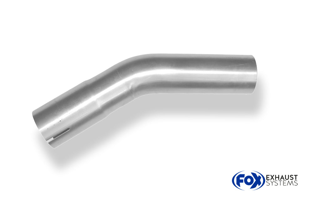 FoxUni-Rohrbogen 30° geweitet - d1Ø 55mm Schenkellänge L1: ca. 95mm - Radius: 66mm