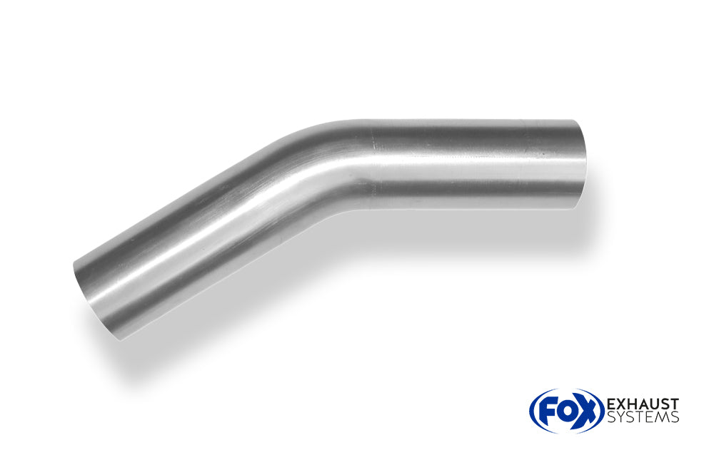 FoxUni-Rohrbogen 30° ungeweitet - d1Ø 55mm Schenkellänge L1: ca. 95mm - Radius: 66mm