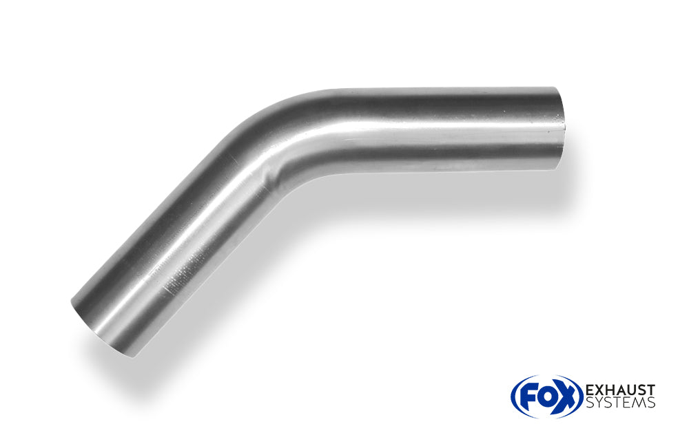 FoxUni-Rohrbogen 45° ungeweitet - d1Ø 55mm Schenkellänge L1: ca. 95mm - Radius: 66mm