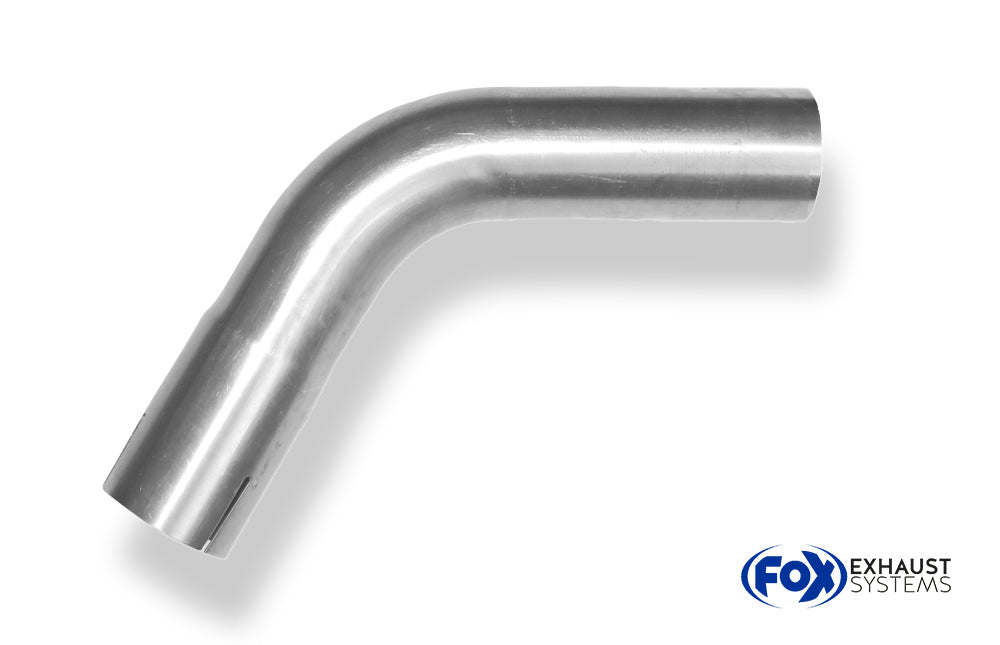 FoxUni-Rohrbogen 45° geweitet - d1Ø 55mm Schenkellänge L1: ca. 95mm - Radius: 66mm