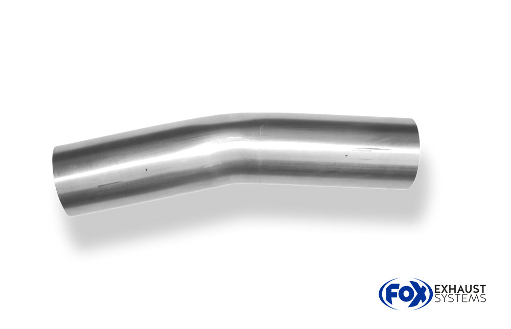 FoxUni-Rohrbogen 15° ungeweitet - d1Ø 60mm Schenkellänge L1: ca. 130mm - Radius: 100mm