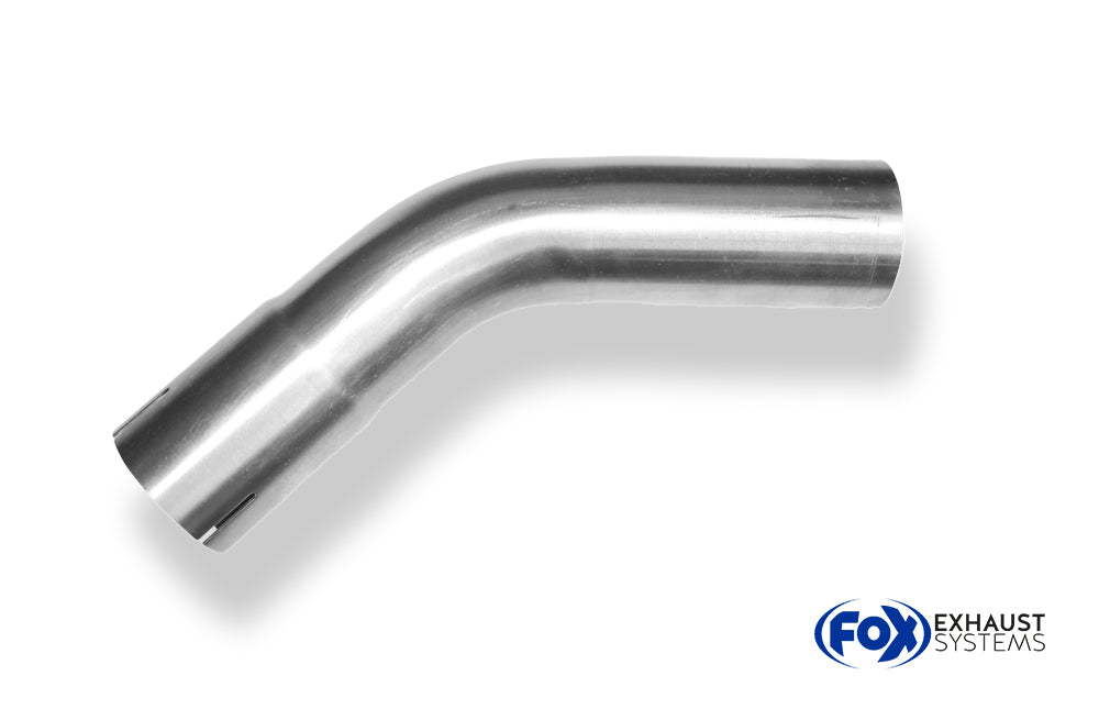 FoxUni-Rohrbogen 45° geweitet - d2Ø 60mm Schenkellänge L1: ca. 125mm - Radius: 100mm
