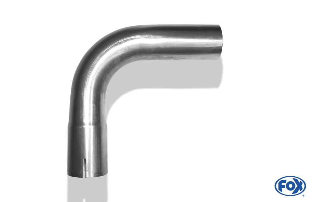 FoxUni-Rohrbogen 90° geweitet - d2Ø 60mm Schenkellänge L1: ca. 85mm - Radius: 90mm