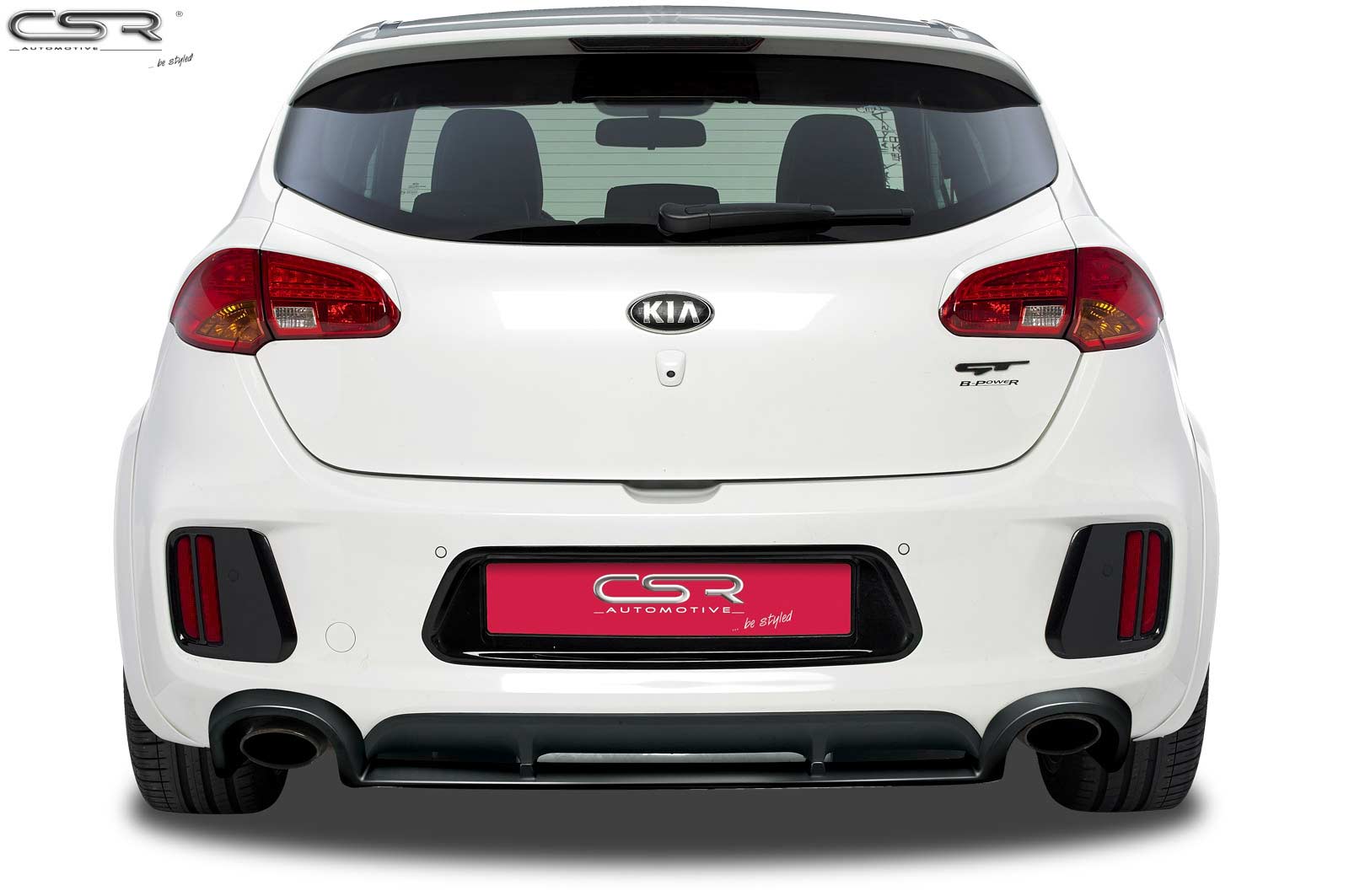 CSR Kotflügelverbreiterung hinten für KIA cee'd  / pro_cee'd (JD) VB013