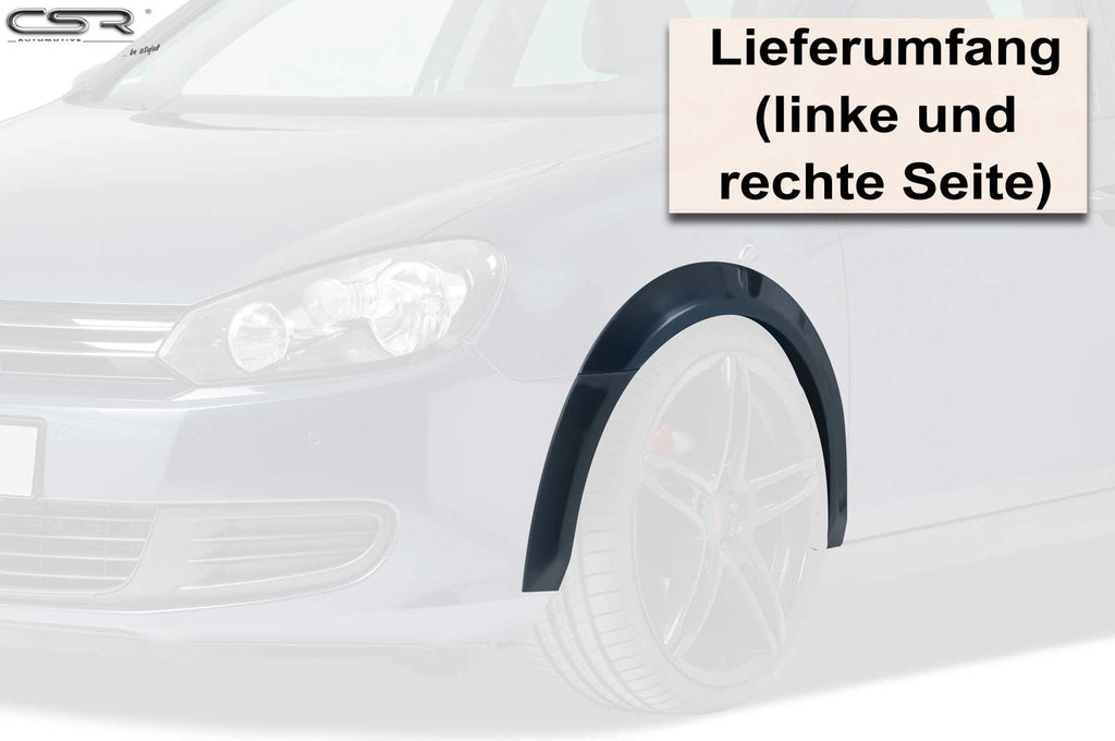 CSR Kotflügelverbreiterung vorne für VW Golf 6 VB015