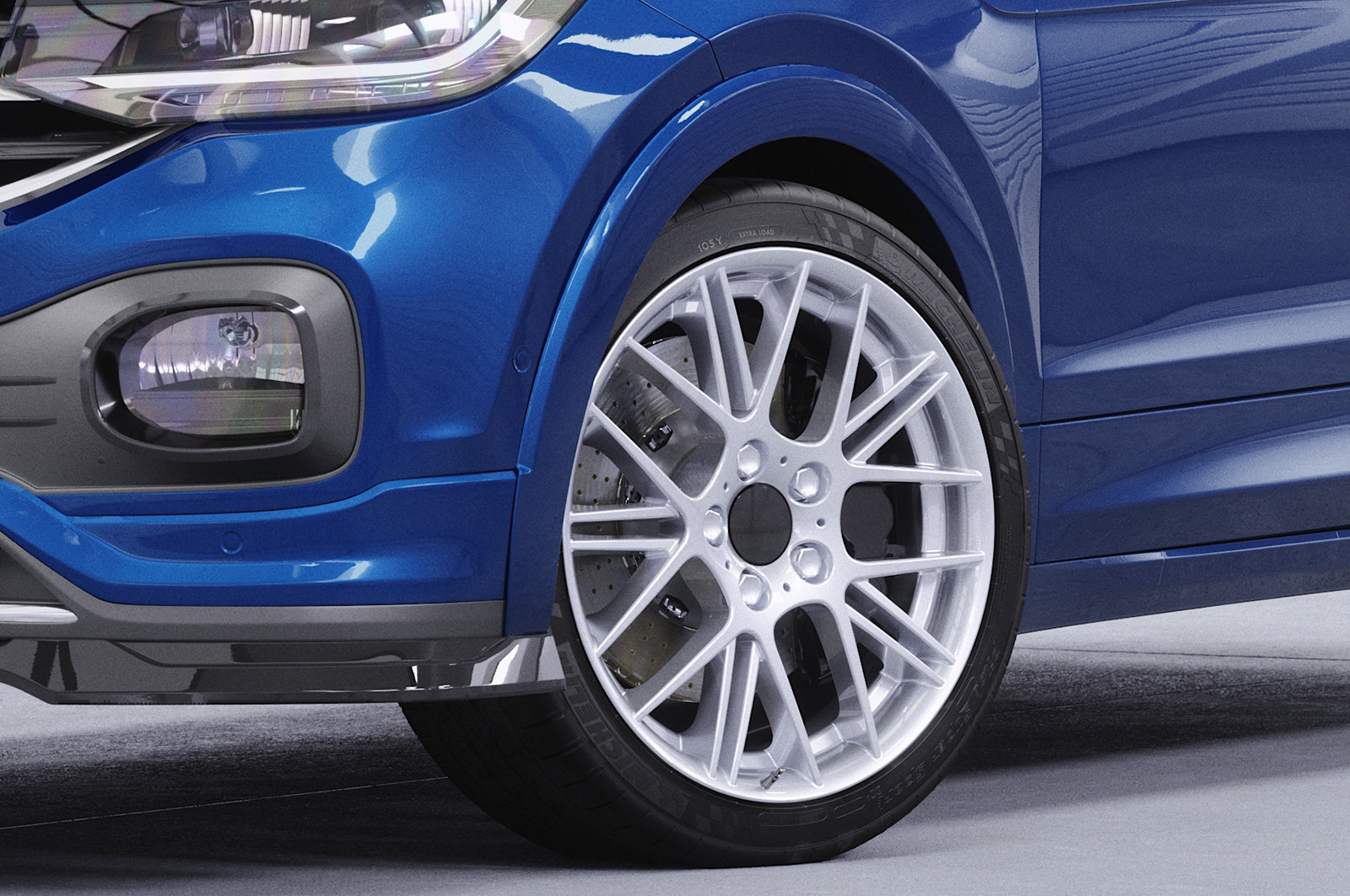 CSR Kotflügelverbreiterung hinten für VW T-Cross C1 VB024