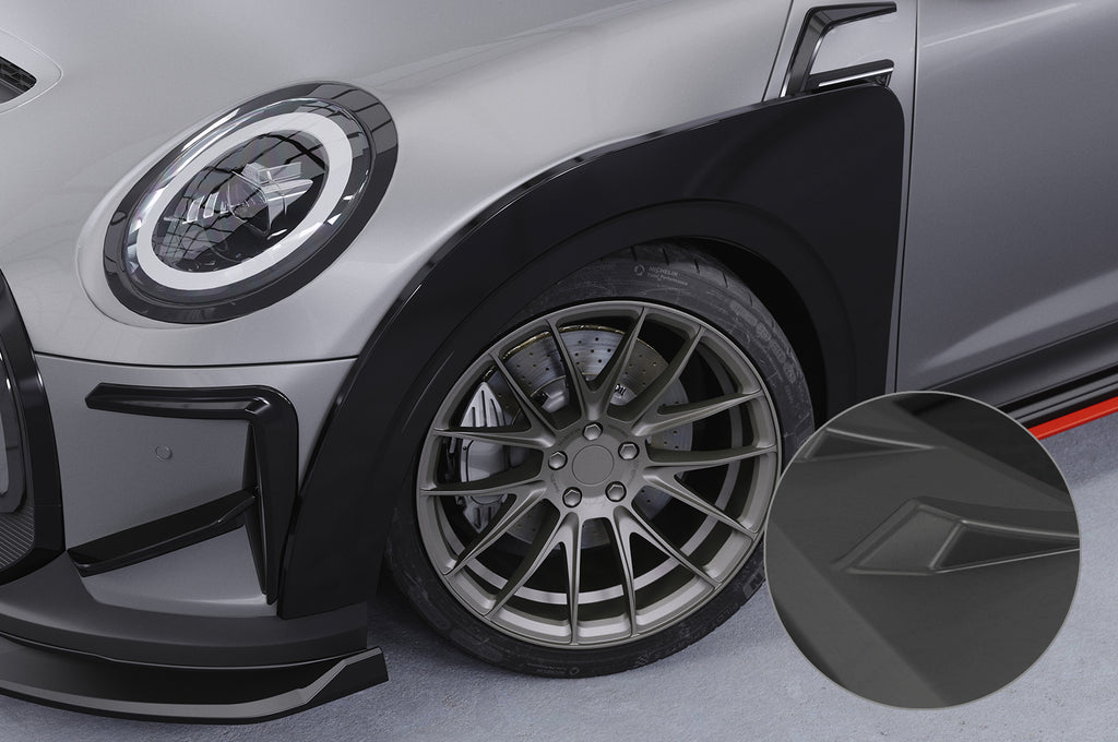 CSR Kotflügelverbreiterung für Mini F56 / F57 VB036-L Unlackiert roh (Lackierung erforderlich)