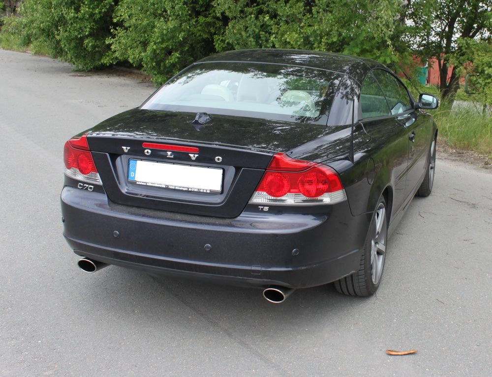Fox passend fürVolvo C70 II - Cabrio Endschalldämpfer quer Ausgang rechts/links - 115x85 Typ 32 rechts/links