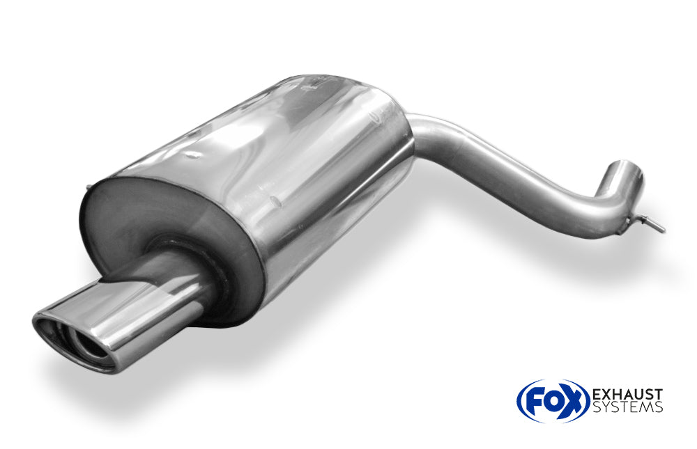 Fox passend fürVolvo XC90 Endschalldämpfer - 115x85 Typ 33