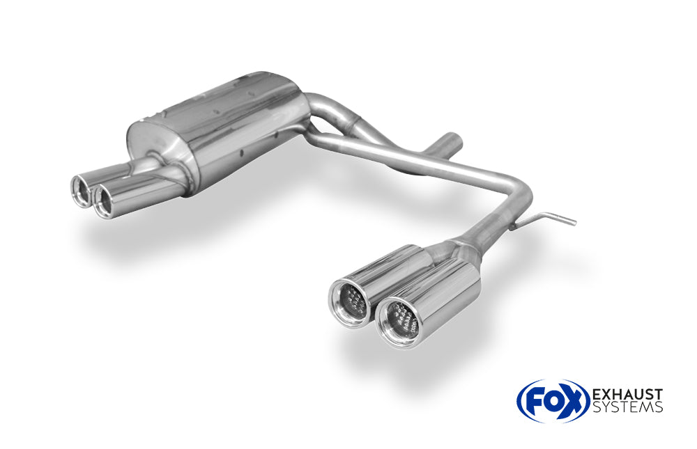 Fox passend fürVolvo XC90 Facelift Endschalldämpfer Ausgang rechts/links - 2x76 Typ 13 rechts/links