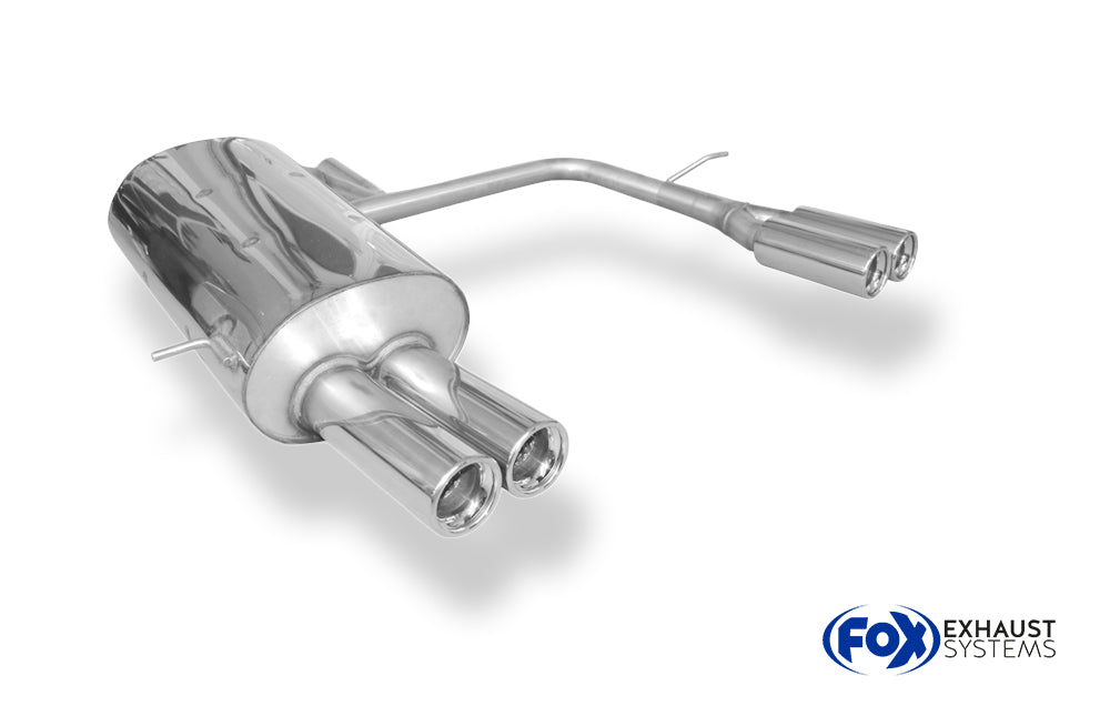Fox passend für Volvo XC90 Facelift Endschalldämpfer Ausgang rechts/links - 2x76 Typ 13 rechts/links