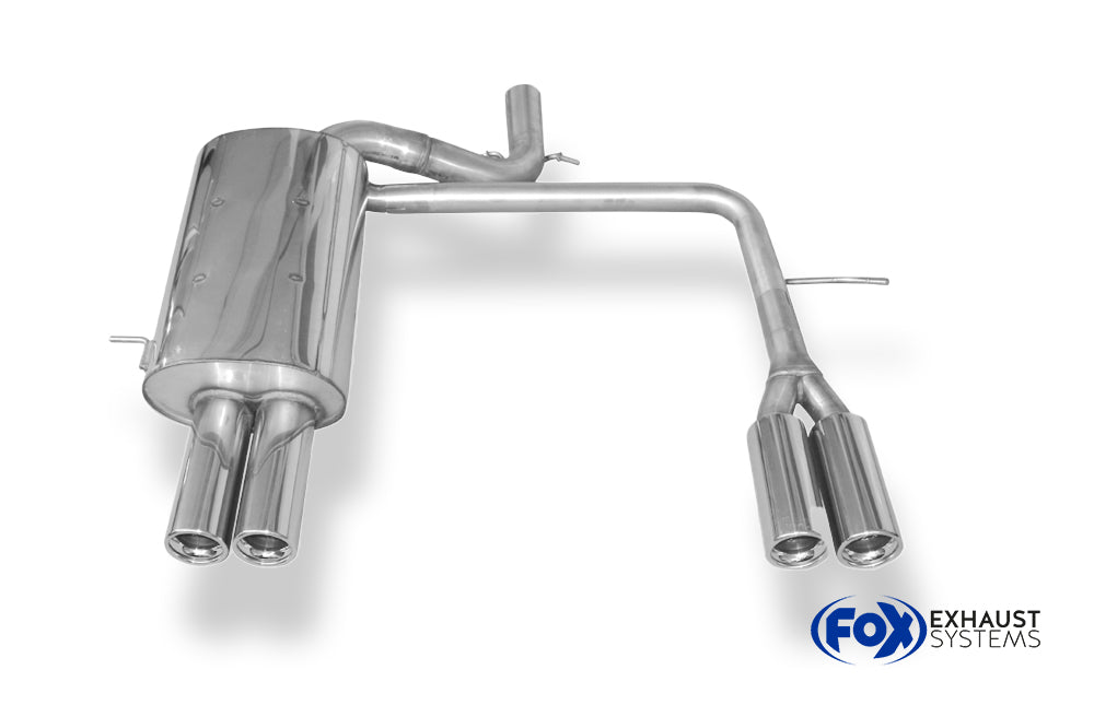 Fox passend fürVolvo XC90 Facelift Endschalldämpfer Ausgang rechts/links - 2x76 Typ 13 rechts/links
