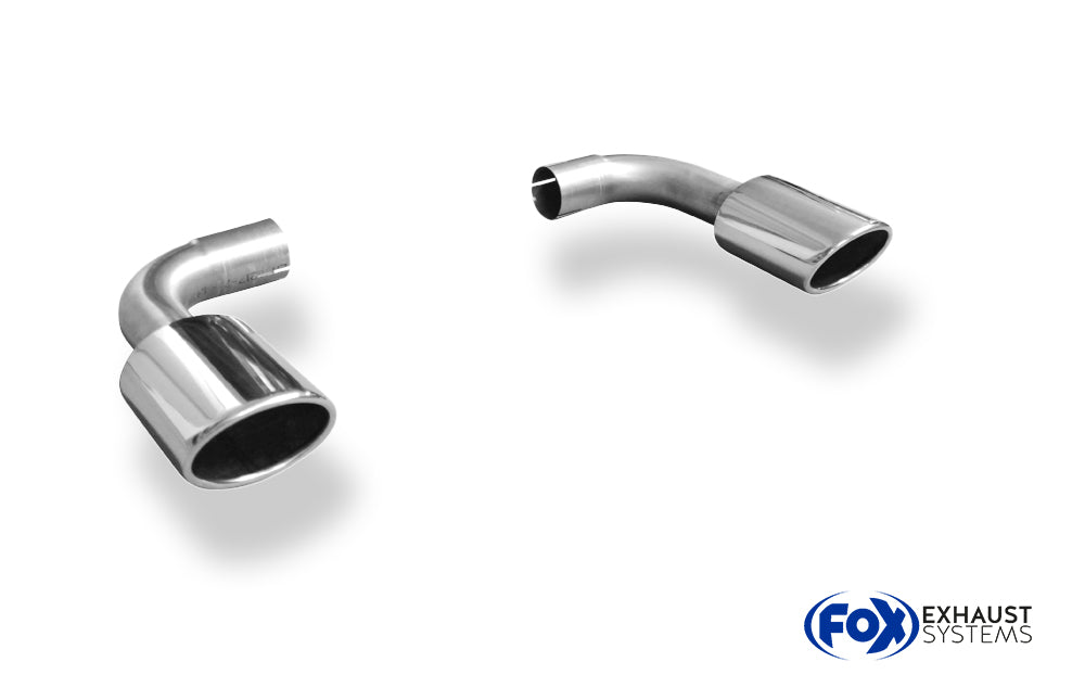 Fox passend fürVolvo XC60 Endrohre rechts/links passend auf den originalen Endschalldämpfer - 115x85 Typ 32 rechts/links