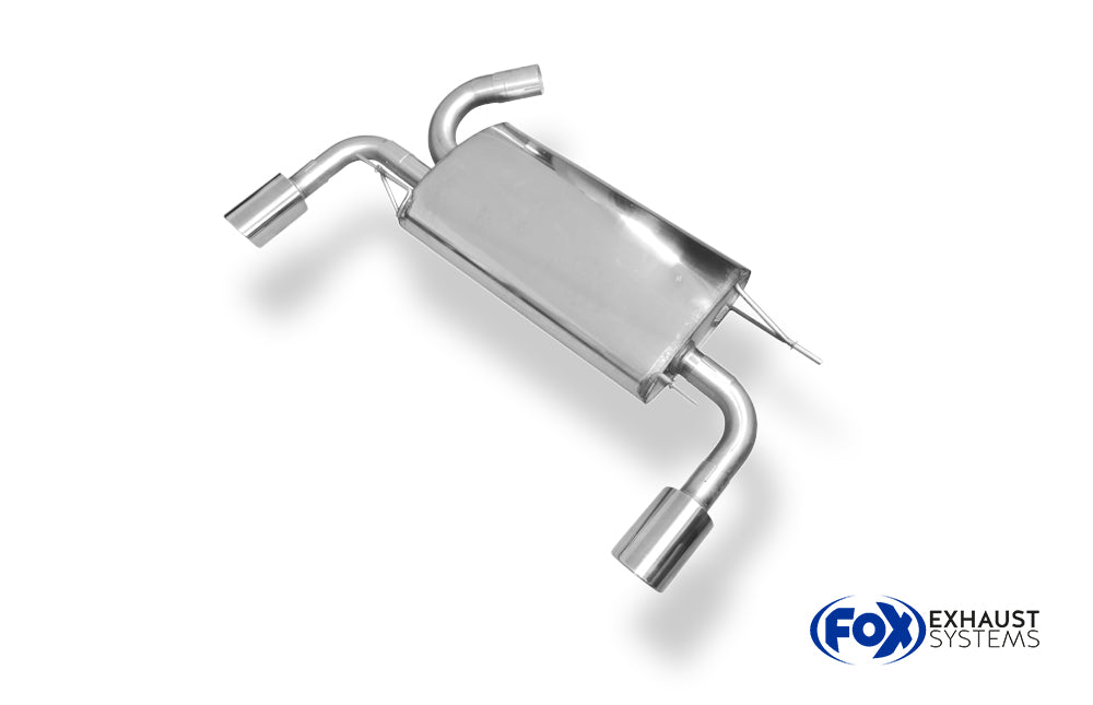 Fox passend fürVolvo XC60 Endschalldämpfer quer Ausgang rechts/links - 1x100 Typ 16 rechts/links
