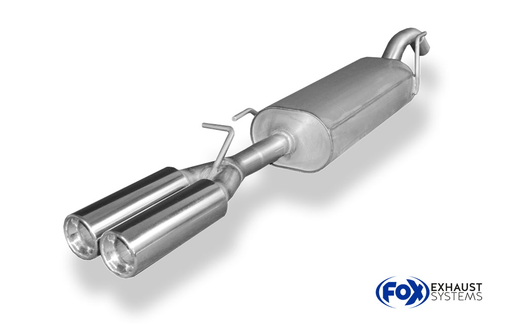 Fox passend fürVW Passat 35i - Bj. ab 10/93` Endschalldämpfer - 2x80 Typ 13