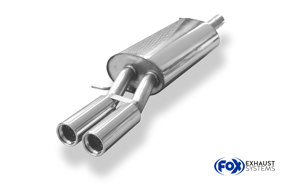 Fox passend fürVW Passat 3B/ 3BG Endschalldämpfer - 2x76 Typ 13